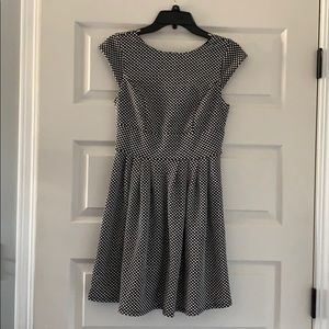 Black and White Polka Dot Dress